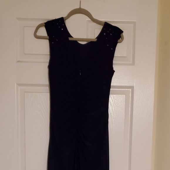 Woman size 4 us navy blue party dress - Picture 4 of 5